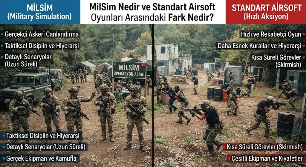 MilSim Nedir ve Standart Airsoft Oyunlarından Farkı Nedir?