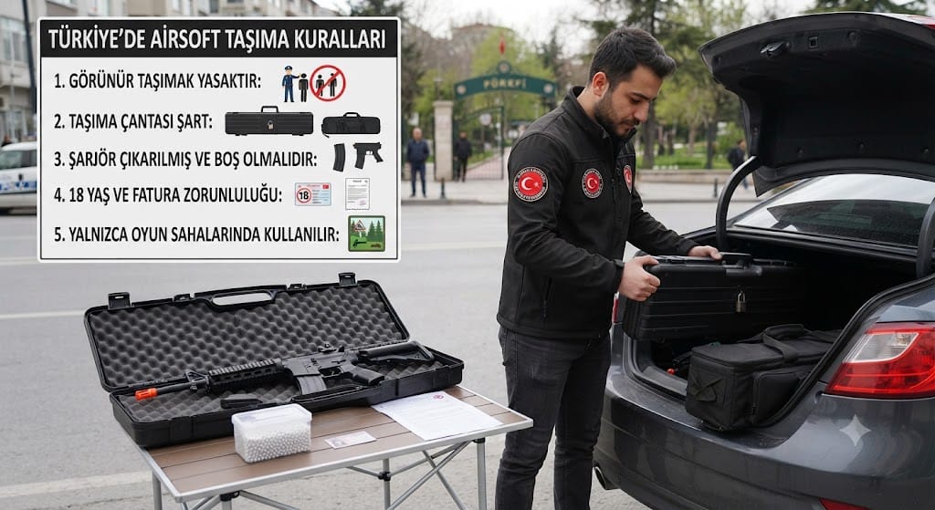 Airsoft Silahı Taşımak Yasal mı? Türkiye’de Airsoft Mevzuatı ve Taşıma Kuralları