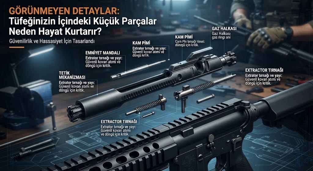 Görünmeyen Detaylar: Tüfeğinizin İçindeki Küçük Parçalar Neden Hayat Kurtarır?