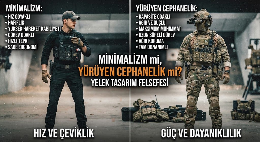 Minimalizm mi, Yürüyen Cephanelik mi? Yelek Tasarım Felsefesi